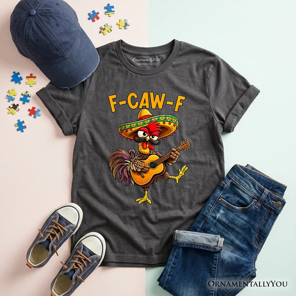 Детская футболка с принтом F-CAW-F Rooster OrnamentallyYou, Dark Gray