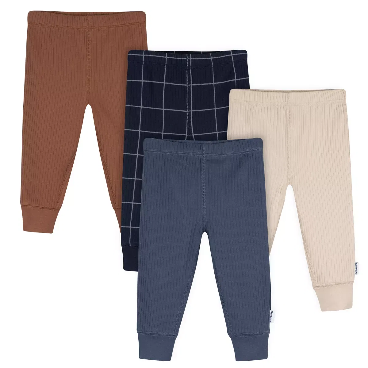 Детские спортивные штаны для мальчиков 4-пак Gerber, Indigo