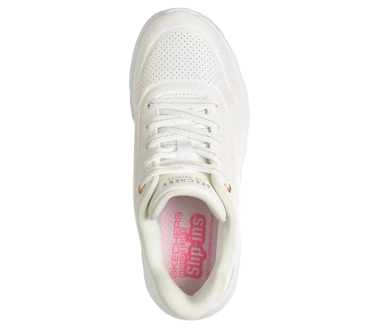 Детские слипоны UNO Lite Ease Skechers, белый — фото 2
