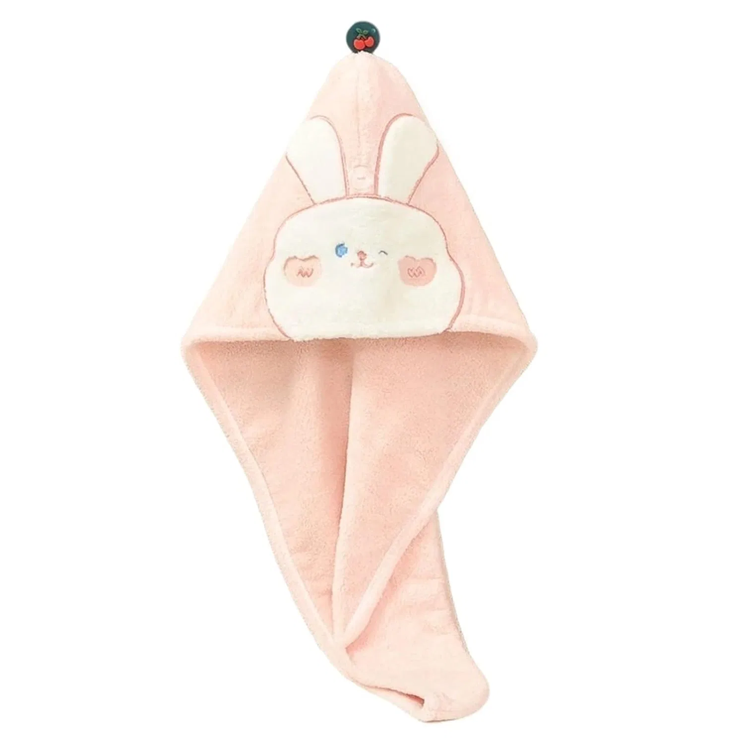 Шапочка для душа из кораллового флиса, QIANCHAOJI, 1 шт, Pink
