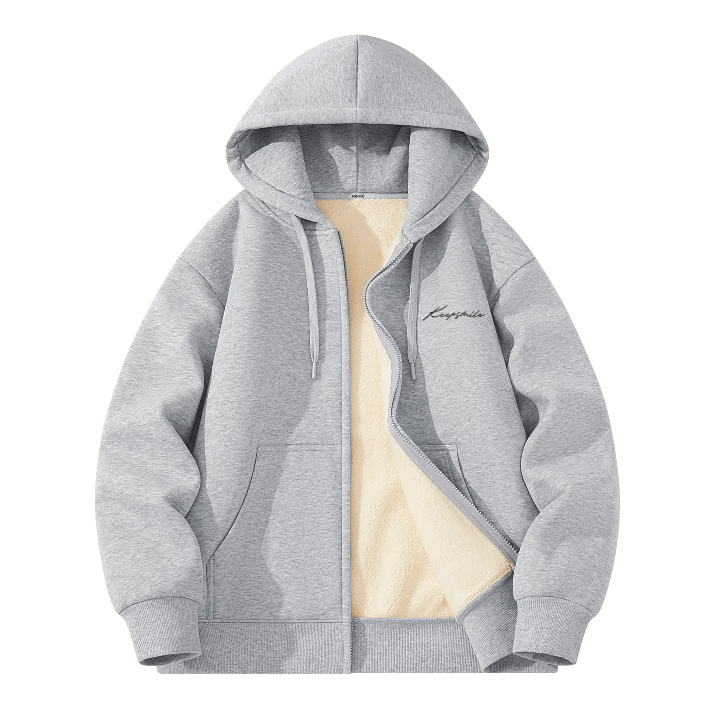 Детское свитшот с принтом MINISO, Gray Pea Green — фото 3