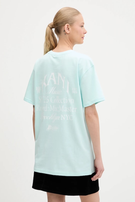 

Хлопковая футболка Karl Kani, бирюзовый