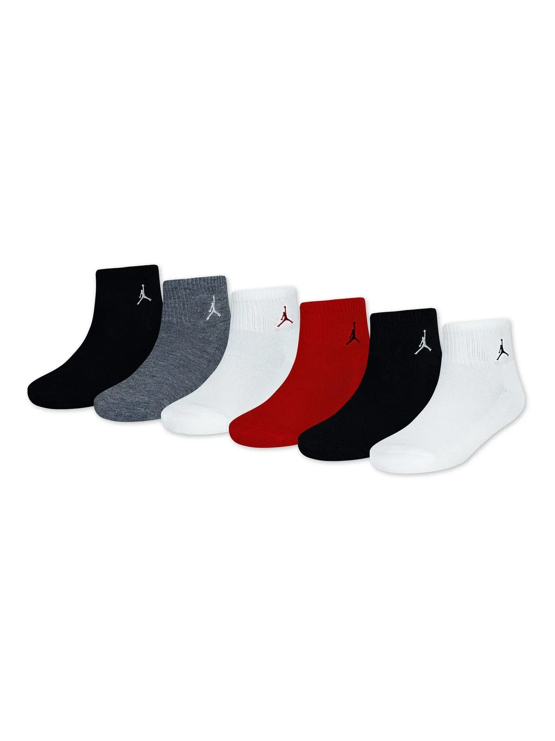 Носки детские повседневные Everyday Essentials Jordan, спортивно-красный, черный