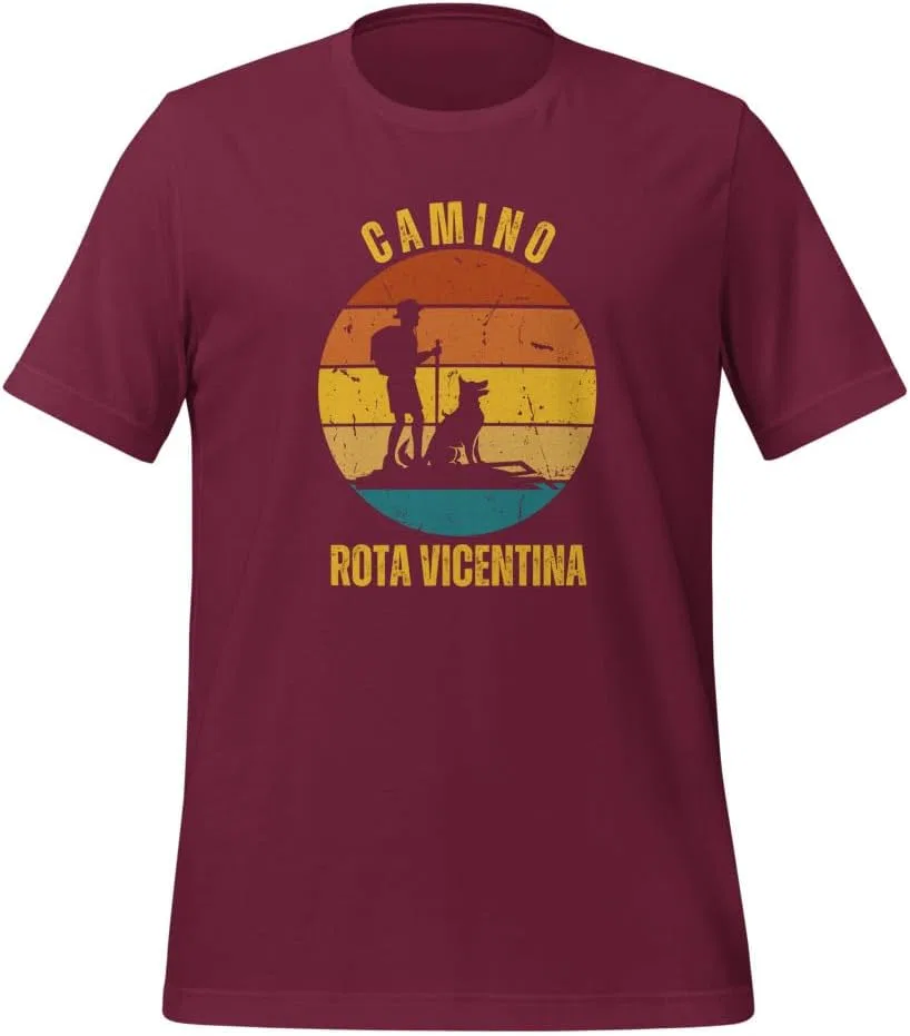 Мужская футболка с принтом Rota Vicentina Unisex 3001, Maroon