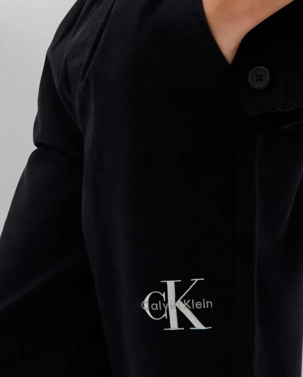 Детские спортивные штаны для мальчиков из органического хлопка Calvin Klein, Negro — фото 4