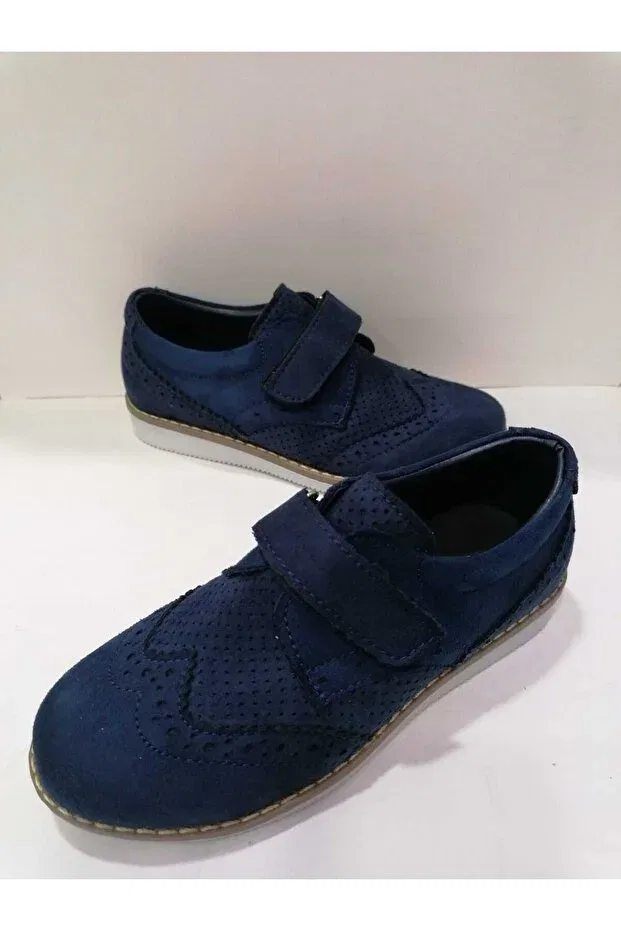 Детские оксфорды для мальчиков ортопедические Özgür Kids, Navy Blue — фото 3