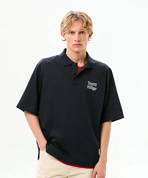 Футболка поло с графическим принтом, Tommy Hilfiger, большая
