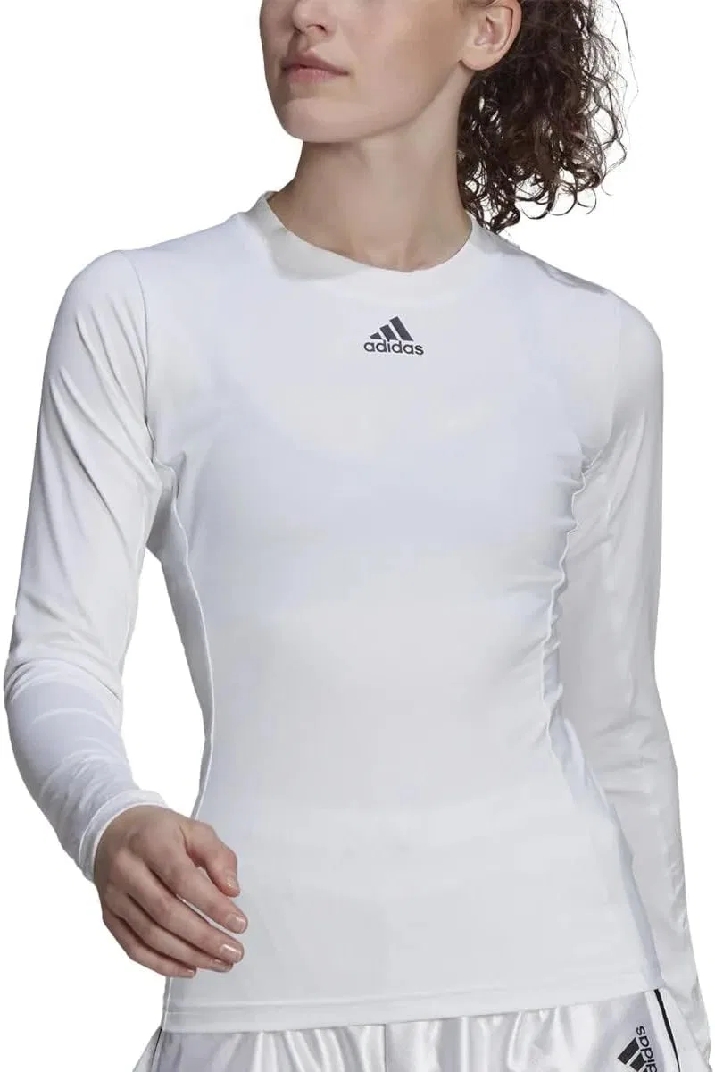 Женская компрессионная футболка с длинным рукавом Freelift adidas, White