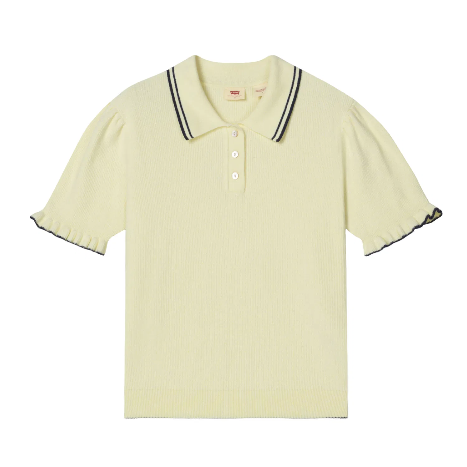 Женское поло Light Yellow Levis