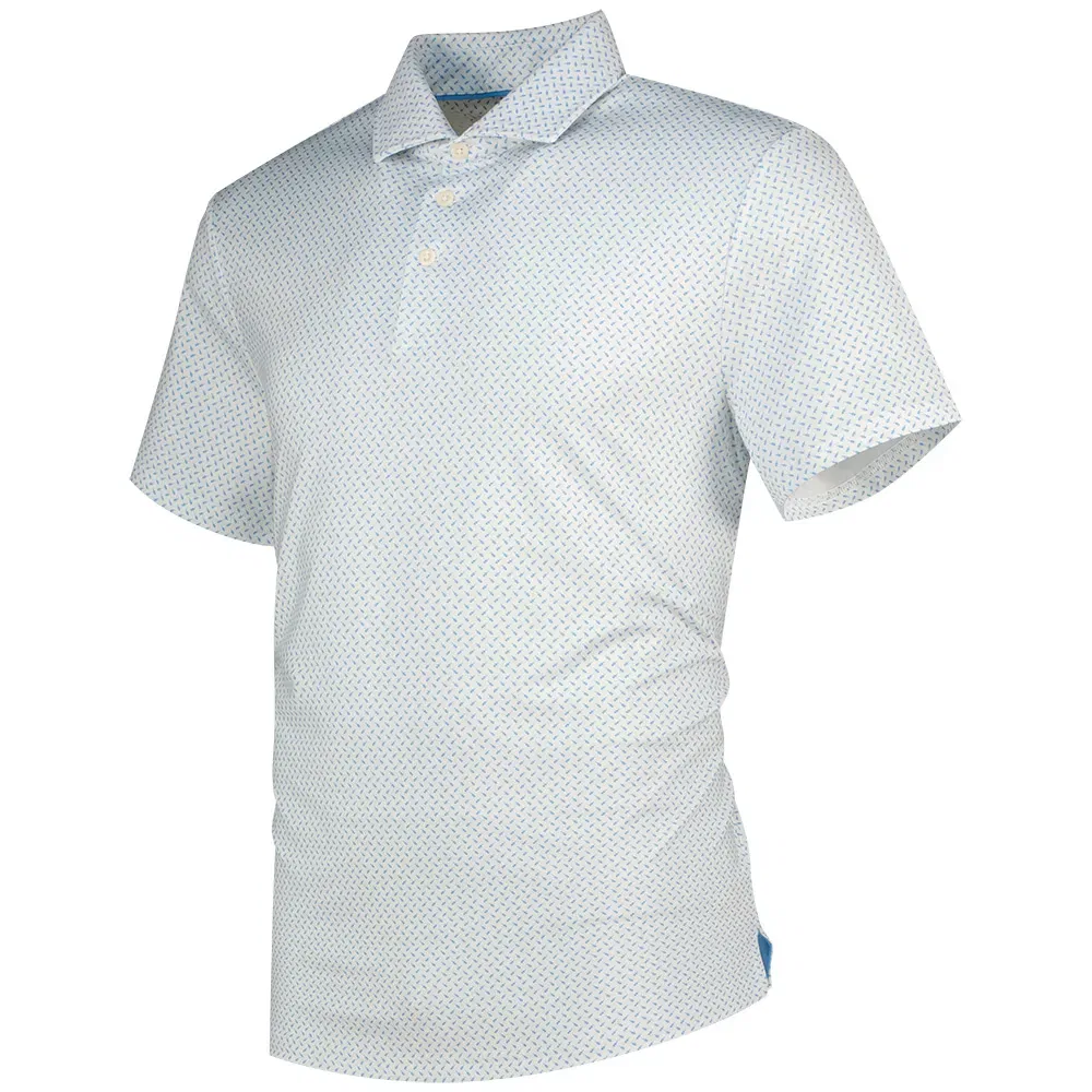 Мужское поло Performance Short Sleeve Polo Polo ralph lauren, Blue — фото 2