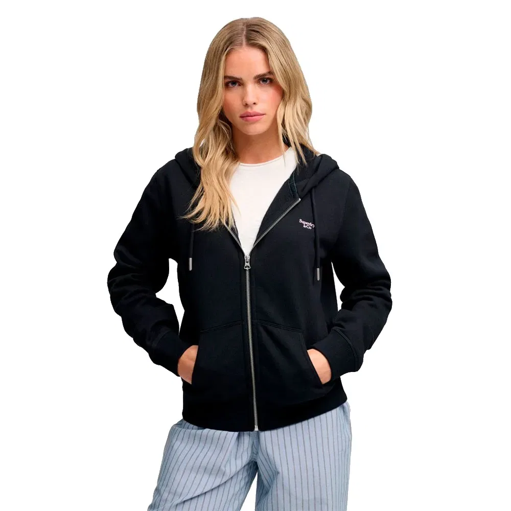 Женский худи с эмблемой Signature Embroidered Superdry, Blue — фото 4