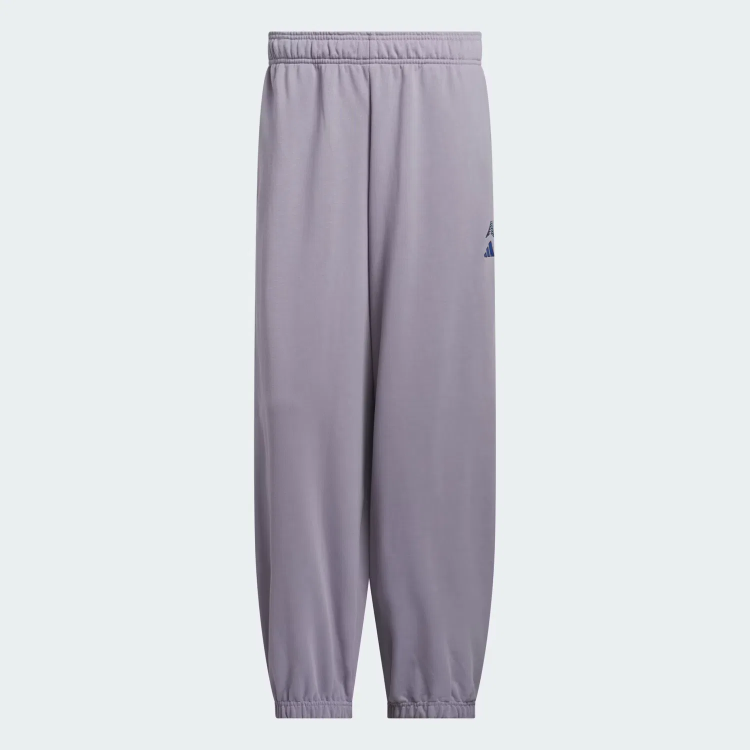 Мужские спортивные штаны свободного кроя из флиса Anthony Edwards Foundation Adidas Performance, серый — фото 4