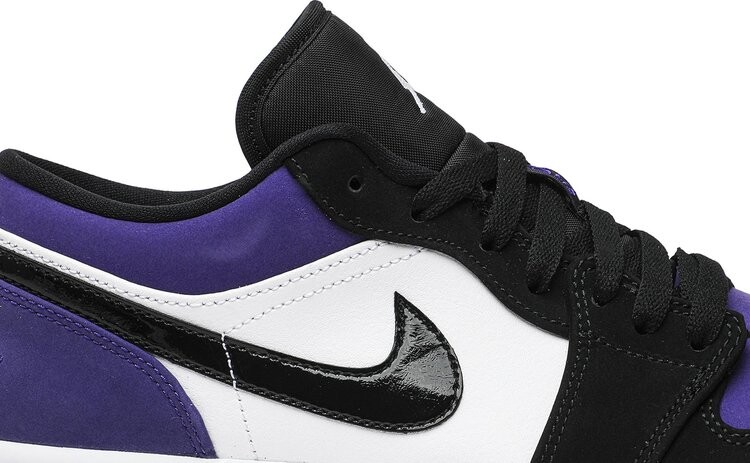 Кроссовки Air Jordan 1 Low Court Purple, фиолетовый — фото 2