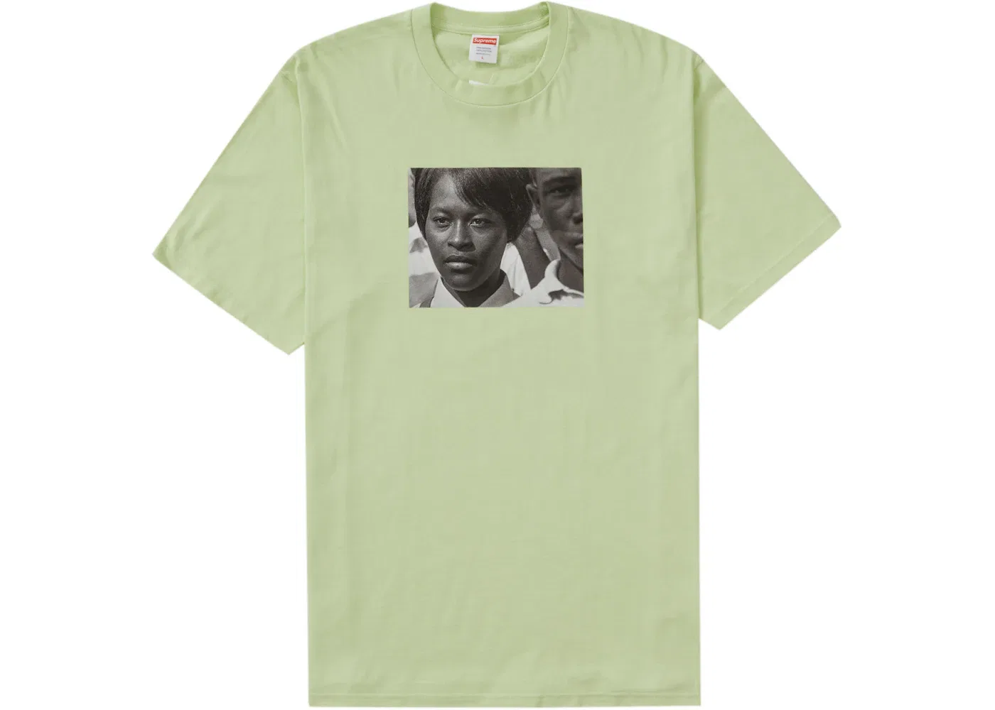 Мужская футболка с принтом Supreme Roy DeCarava Mississippi Tee, Pale Mint