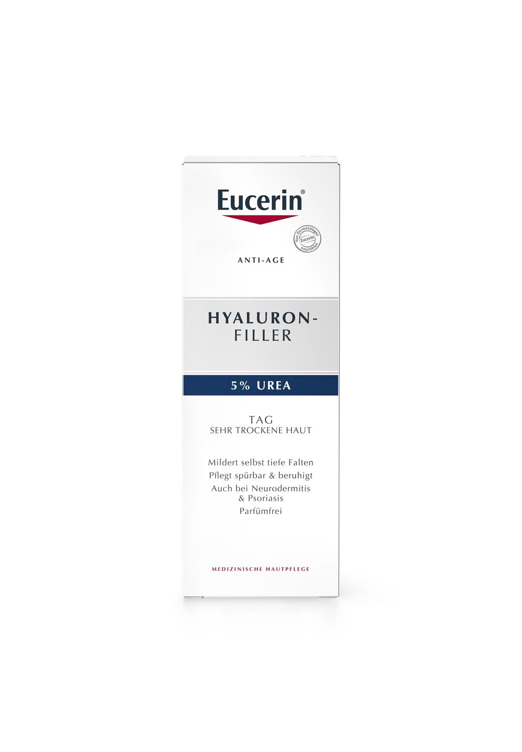 Крем для лица Eucerin — ANTI-AGING TAGESPFLEGE HYALURON-FILLER UREA, MILDERT FALTEN — фото 4