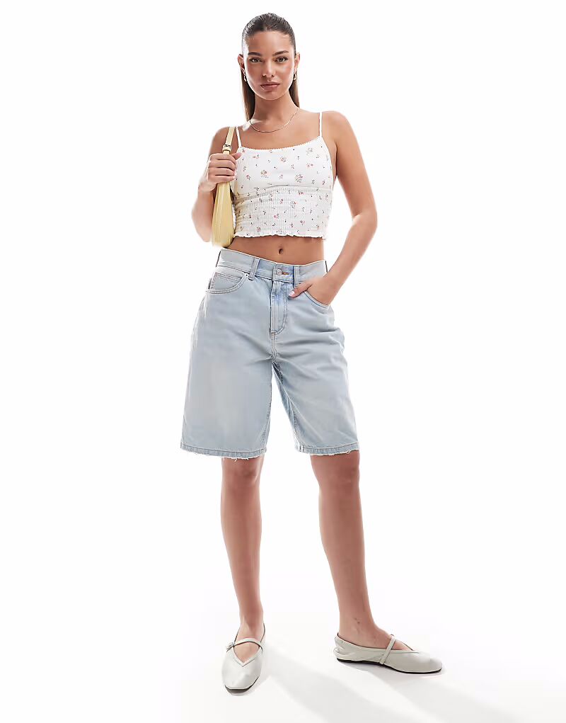 

Топ-топ Cotton On Chloe в сборку в винтажном белом цвете Cotton:On