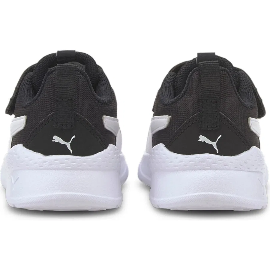 Детские спортивные туфли Anzarun Lite Puma, Зелено-черно-белый — фото 2