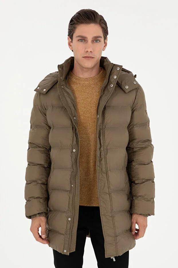 Мужское пальто с длинным рукавом U.S. Polo Assn., Khaki