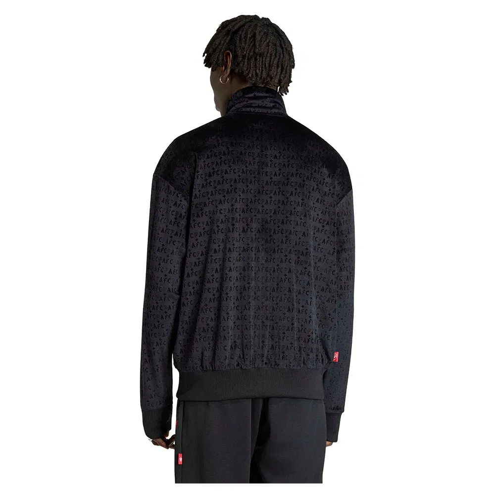 Мужской свитшот из велюра Places+Faces Adidas, Black — фото 2
