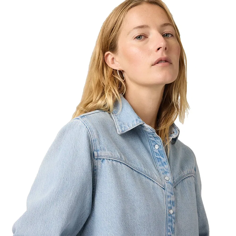 Женская рубашка с длинным рукавом Logan Levi's, Blue — фото 4