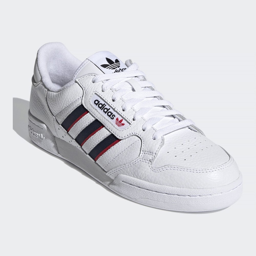 Кроссовки Adidas Originals Continental 80 Stripes Unisex, footwear white/collegiate navy/vivid red — фото 4