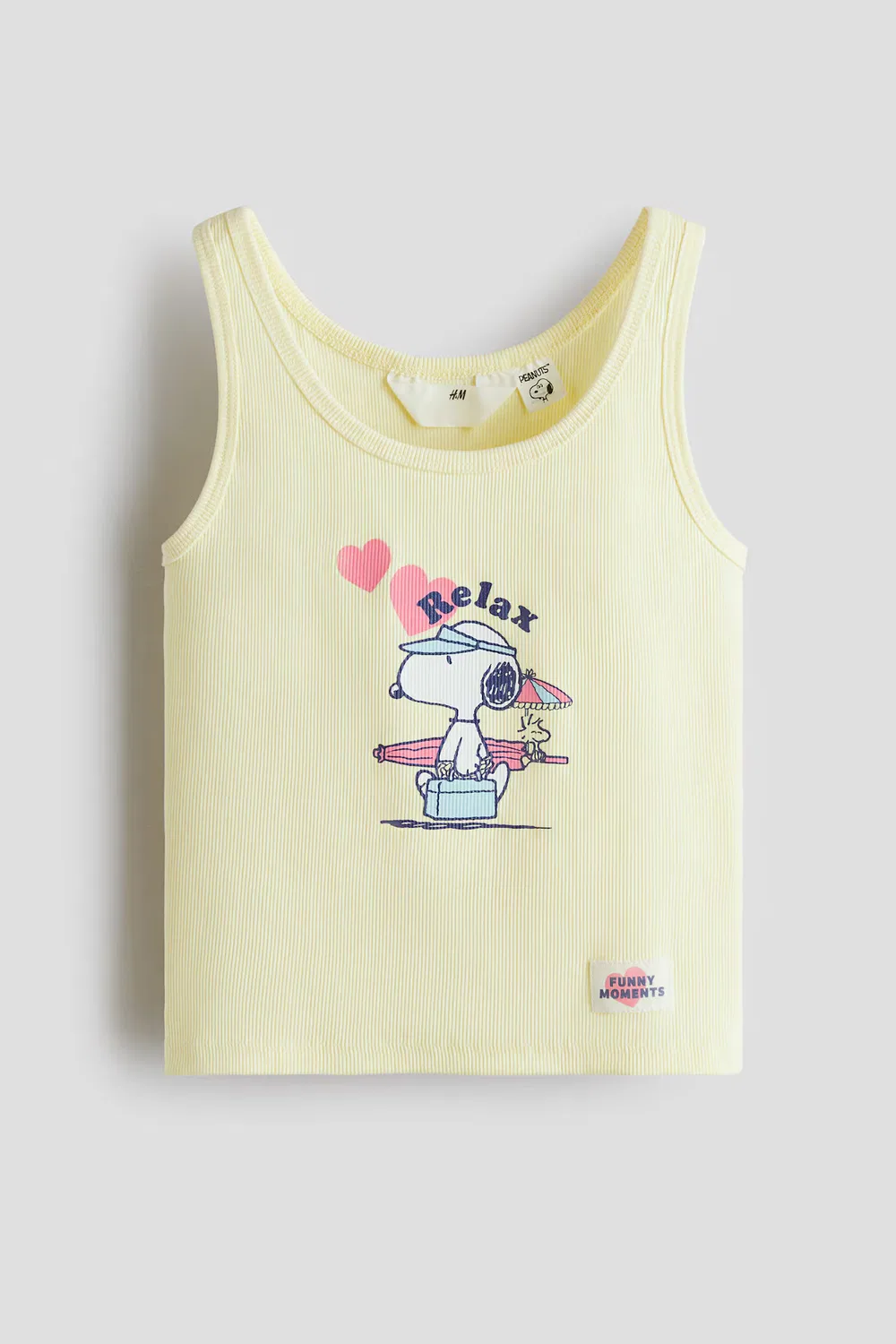 Майка с узором H&M, Hellgelb/Snoopy