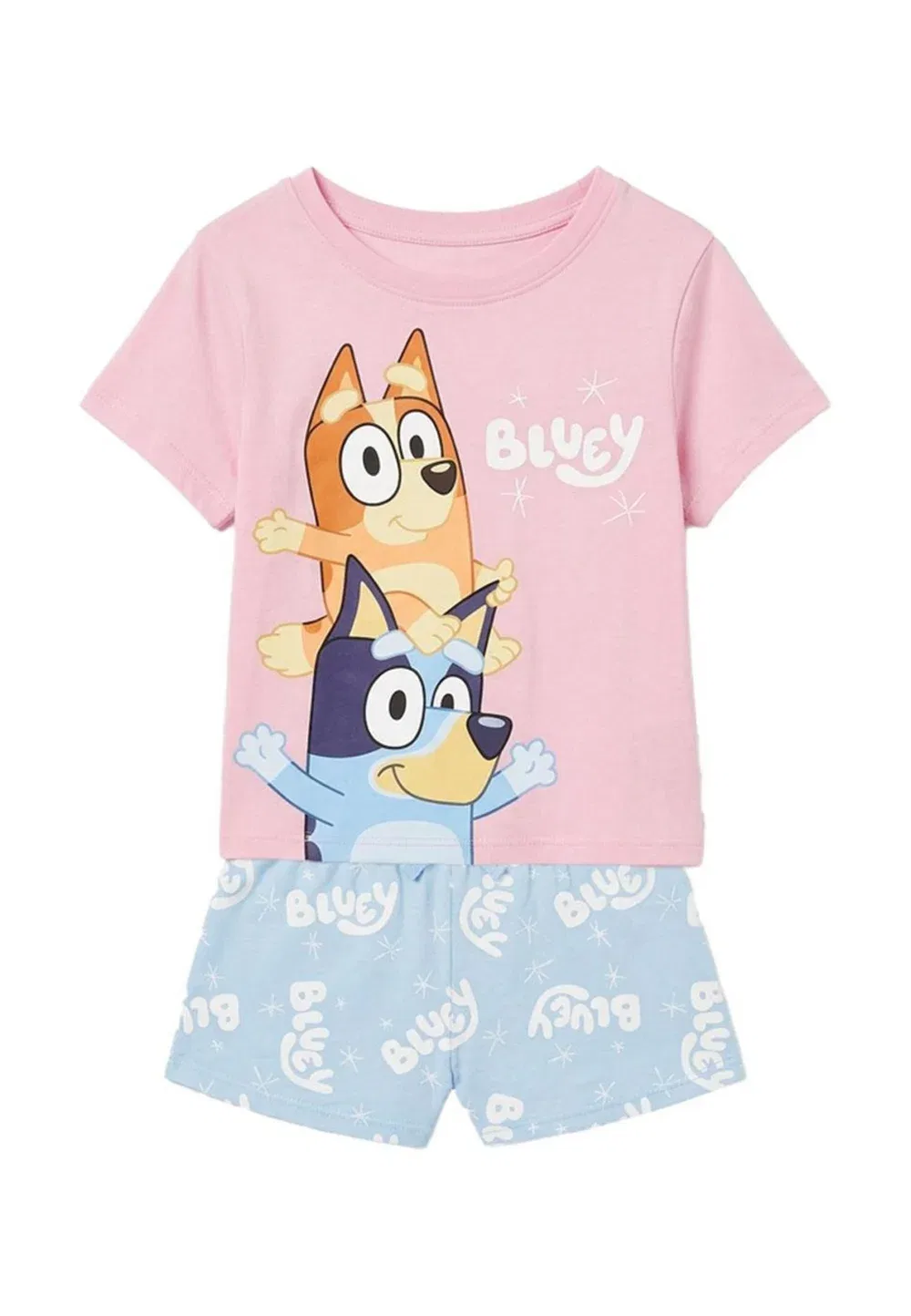 Пижамный комплект Bluey с короткими штанинами - пижамный комплект Cerdá, Pink