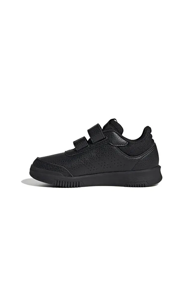 Детские спортивные кроссовки для девочек с липучкой Tensaur velcro daily children's sports shoes colorful Adidas, Black Black — фото 2