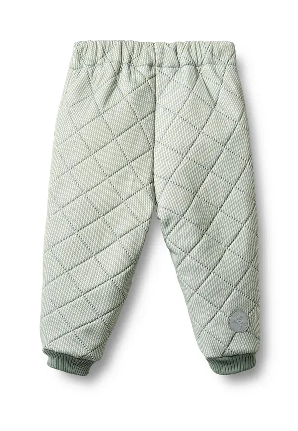 Брюки из полиэстера Hose thermo pants alex Wheat, Green Stripe, зеленый — фото 2