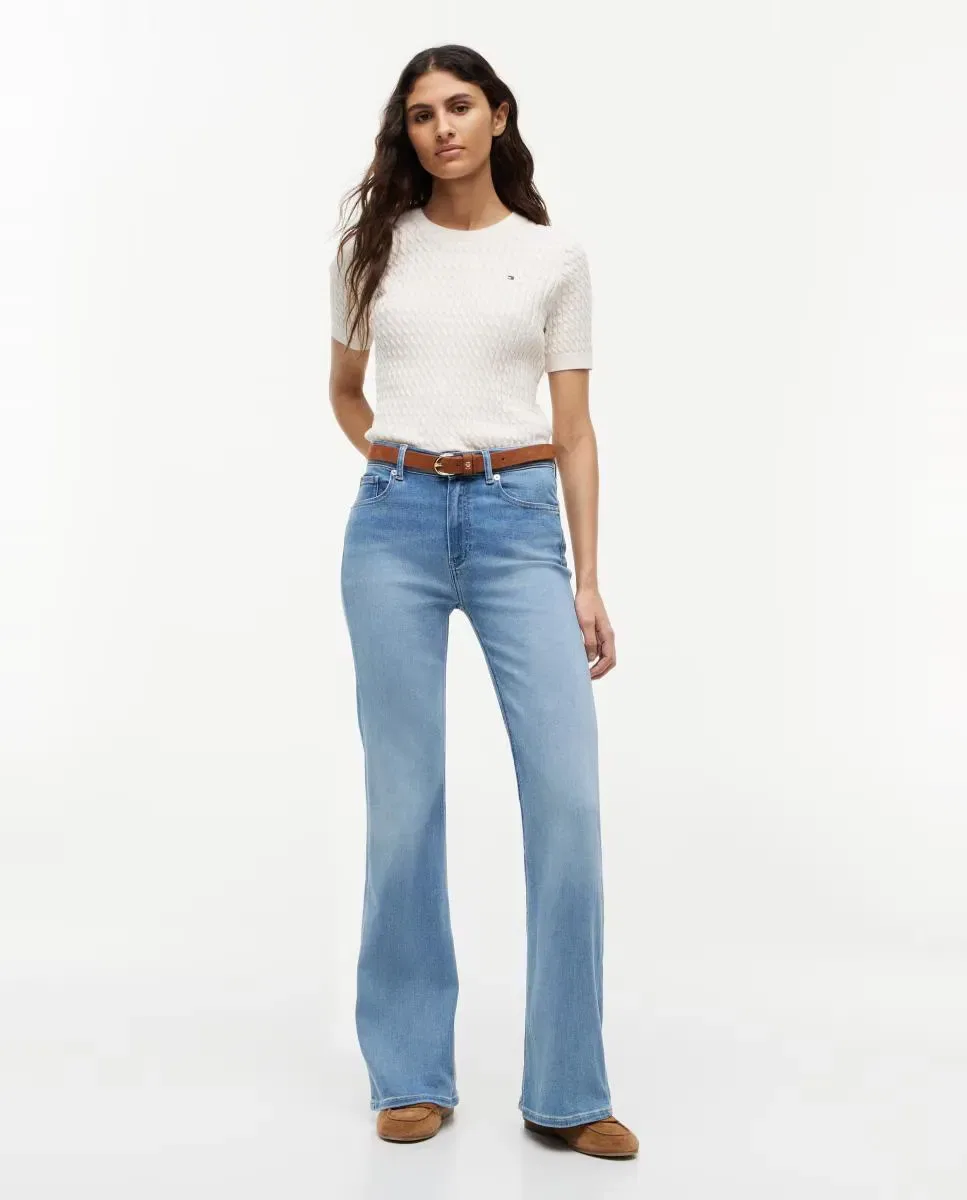 Женские джинсы клеш Tommy Hilfiger, Azul Claro