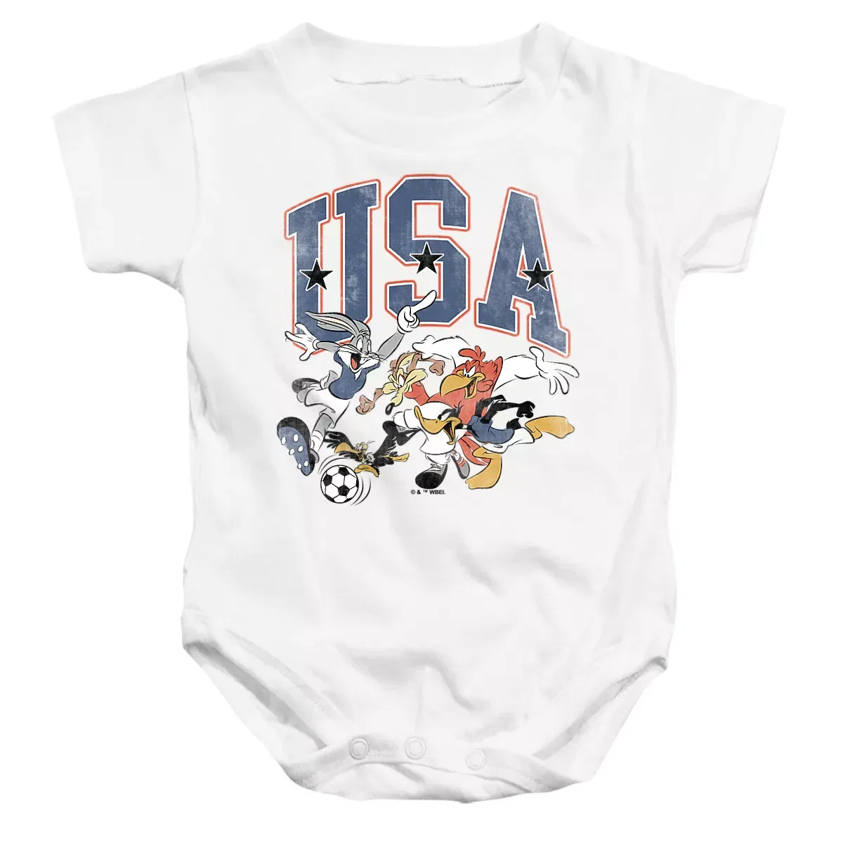 Детское боди с коротким рукавом Baby Looney Tunes Looney Group USA, White