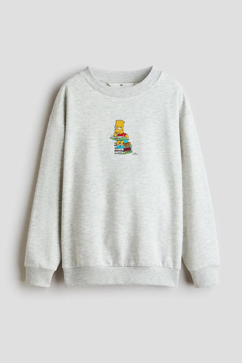 Толстовка с принтом, свободного кроя H&M, Cremefarben/The Simpsons