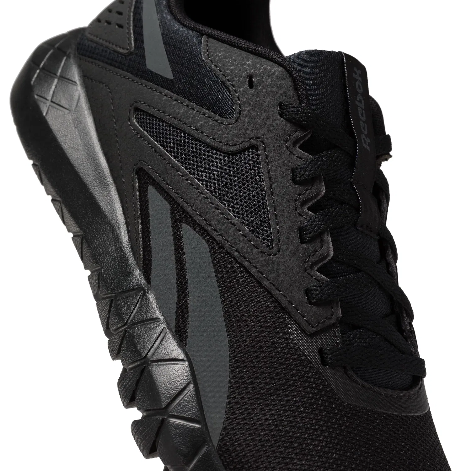 Детские кроссовки для мальчиков с закрытым носком Reebok Flexagon Energy Tr 4, Cblack Cdgry7 — фото 2
