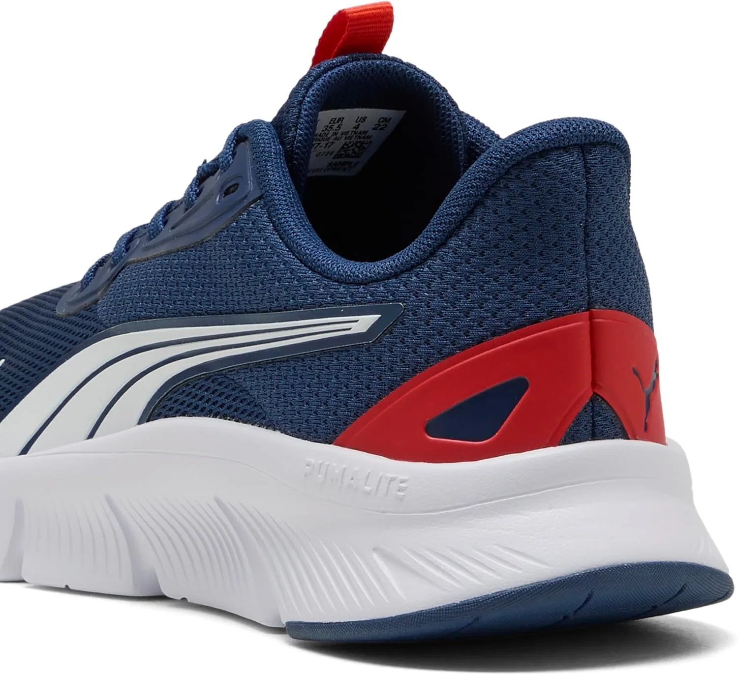 Детские кроссовки для девочек Flexfocus Lite Modern Jr PUMA, Persian Blue-Fierce Red-Puma White — фото 3
