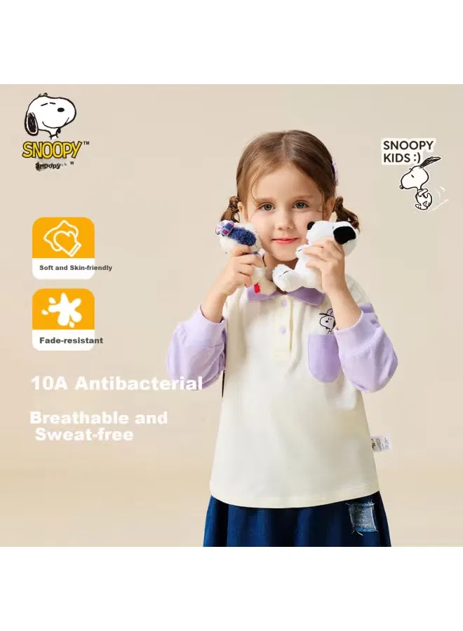 Лонгслив с длинным рукавом Snoopy, фиолетовый