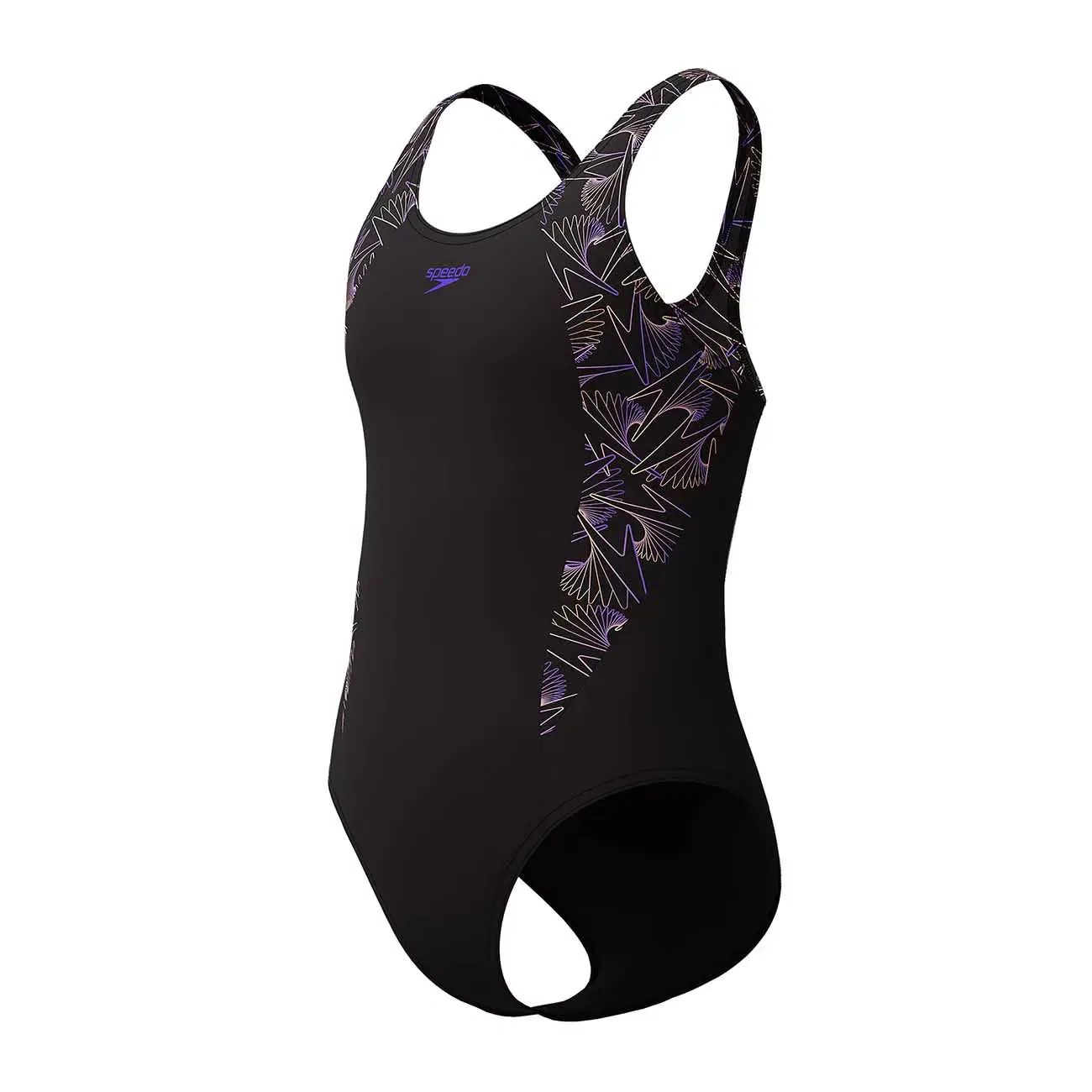 Детский плавательный костюм для мальчиков Hyperboom Splice Muscleback Speedo, Negro — фото 2