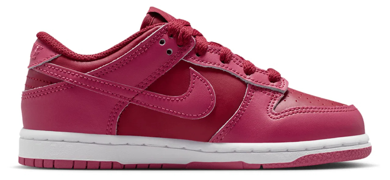 Кроссовки для мальчиков Nike Dunk Low, цвет Sweet Beet/Sweet Beet/Team Red
