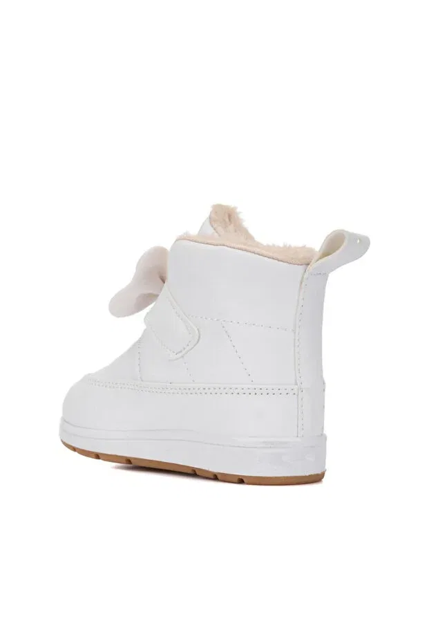 Детские ботинки для девочек на плоском ходу Arzen Bebe, White — фото 3