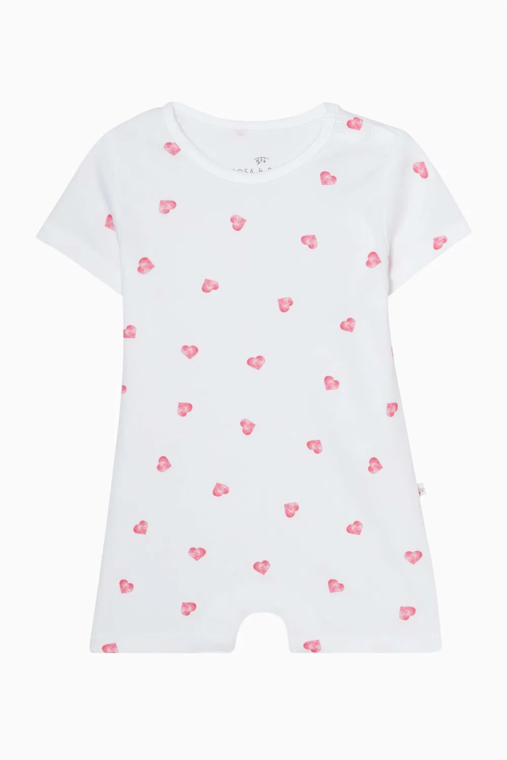 Боди-комбинезон с принтом Pink Hearts, Rosa & Blue