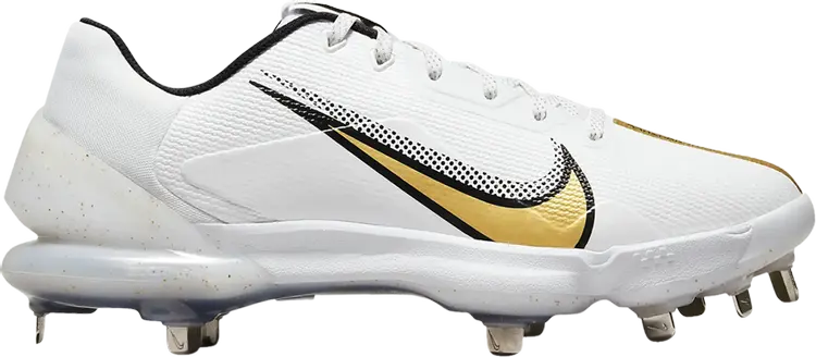 

Бутсы Nike Force Zoom Trout 7 Pro 'White Metallic Gold', белый