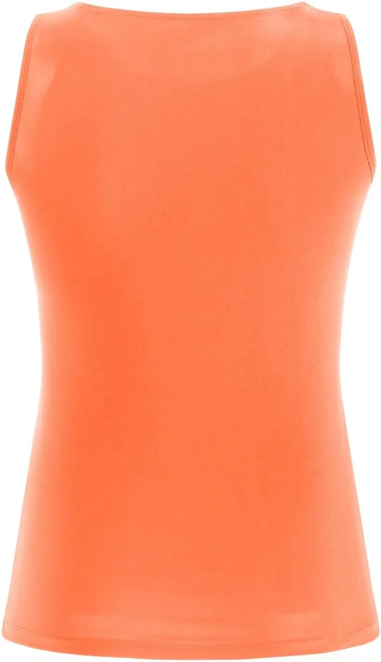 Женский танкини топ с контролем живота Generic, Orange — фото 4