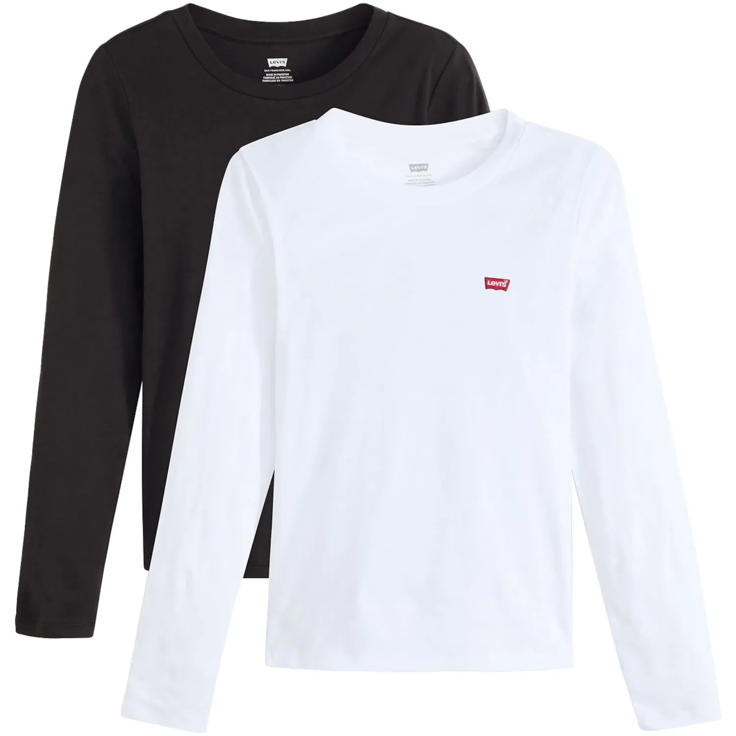 Женская облегающая футболка с длинным рукавом Levi's, White