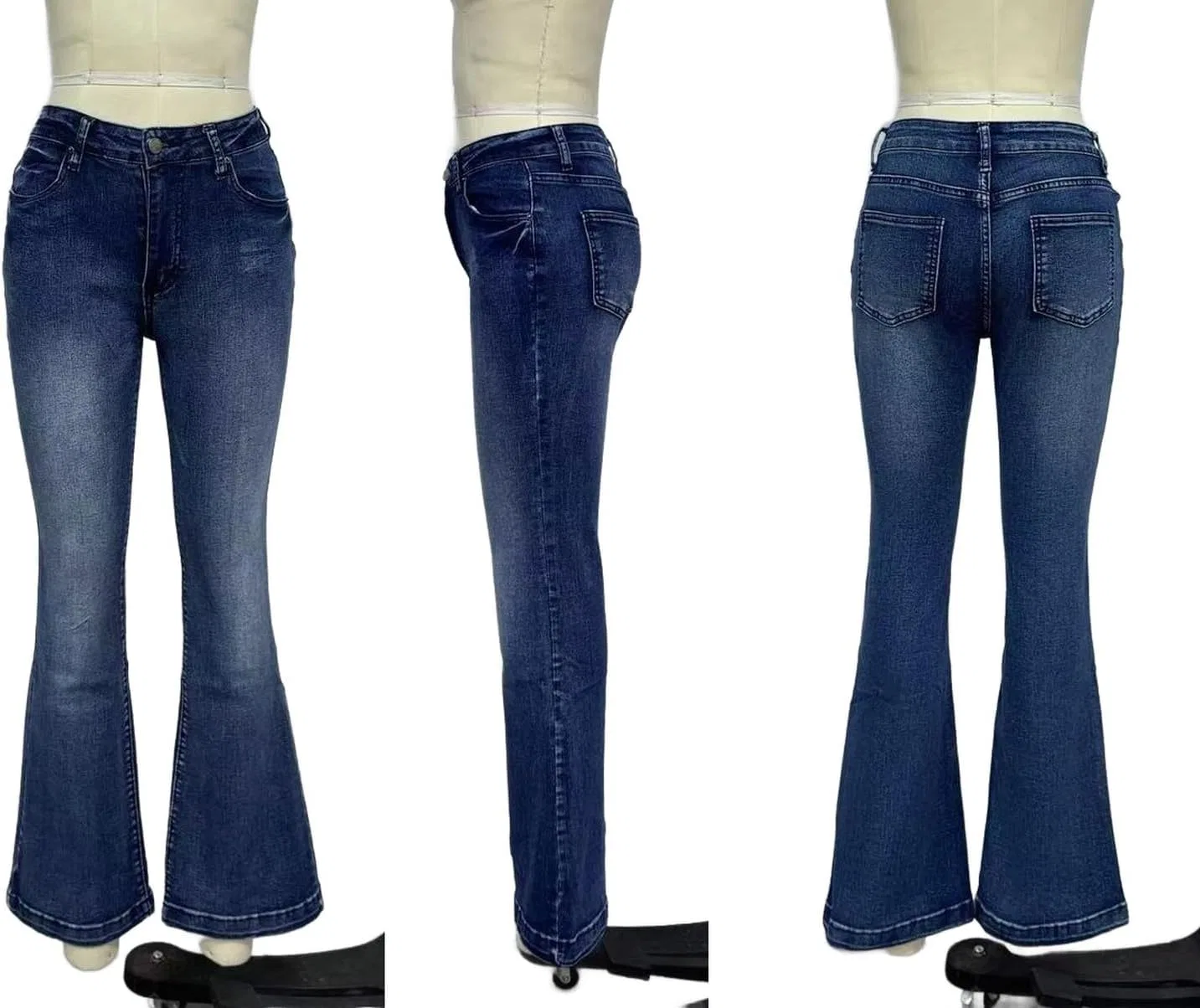 Женские джинсы клеш с заниженной талией, Y2K, Vintage Flare — фото 3