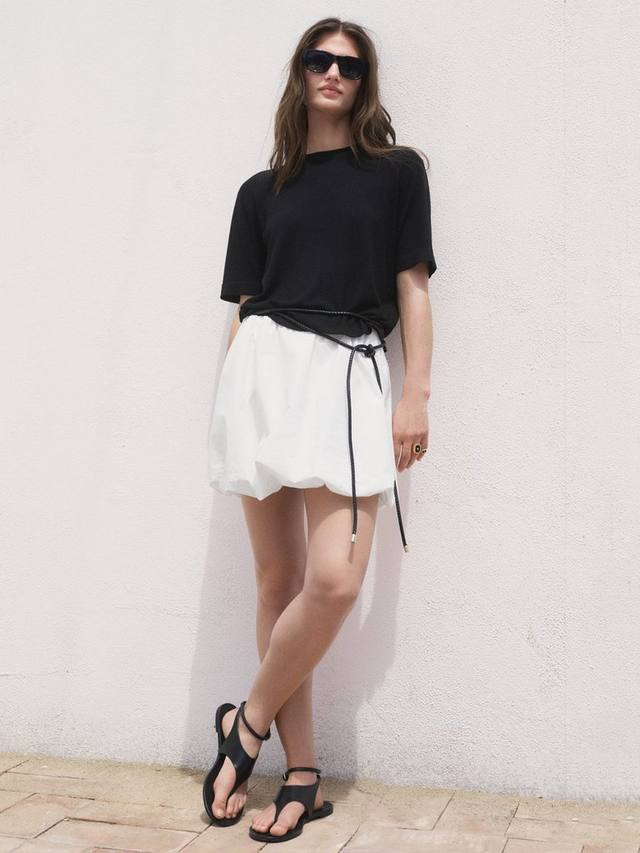 

Лонгслив Luccas с круглым вырезом и короткими рукавами Mango