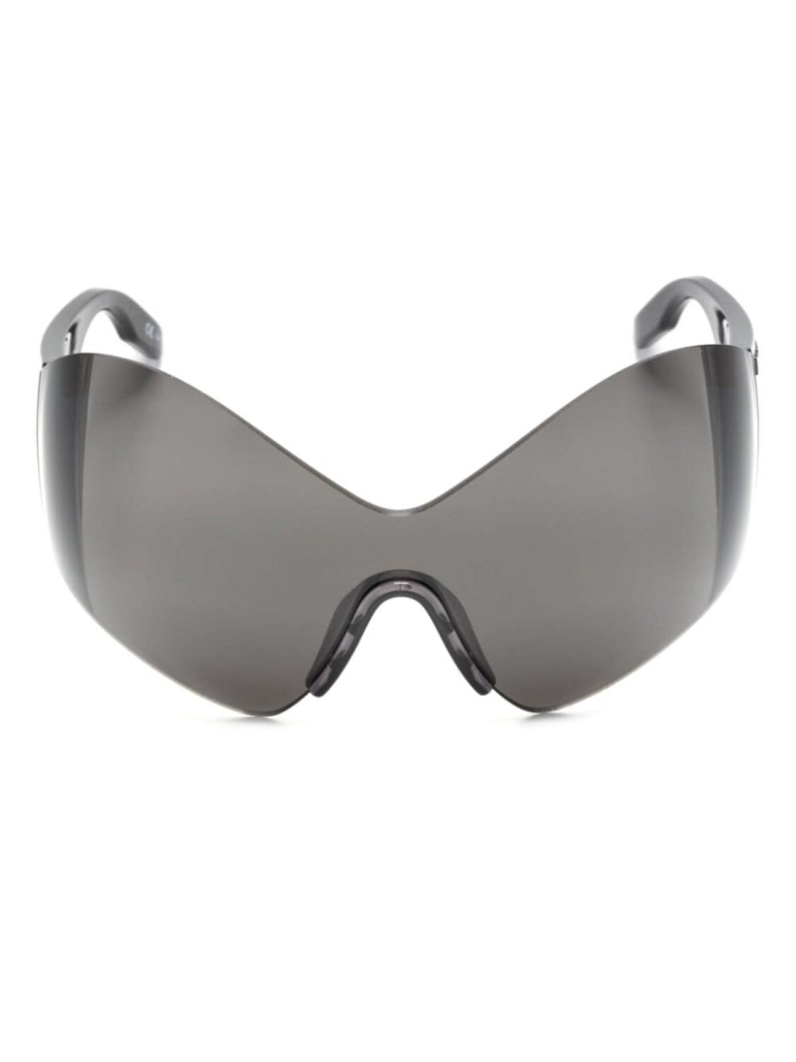 

Balenciaga Eyewear солнцезащитные очки Mask в оправе 'бабочка', черный