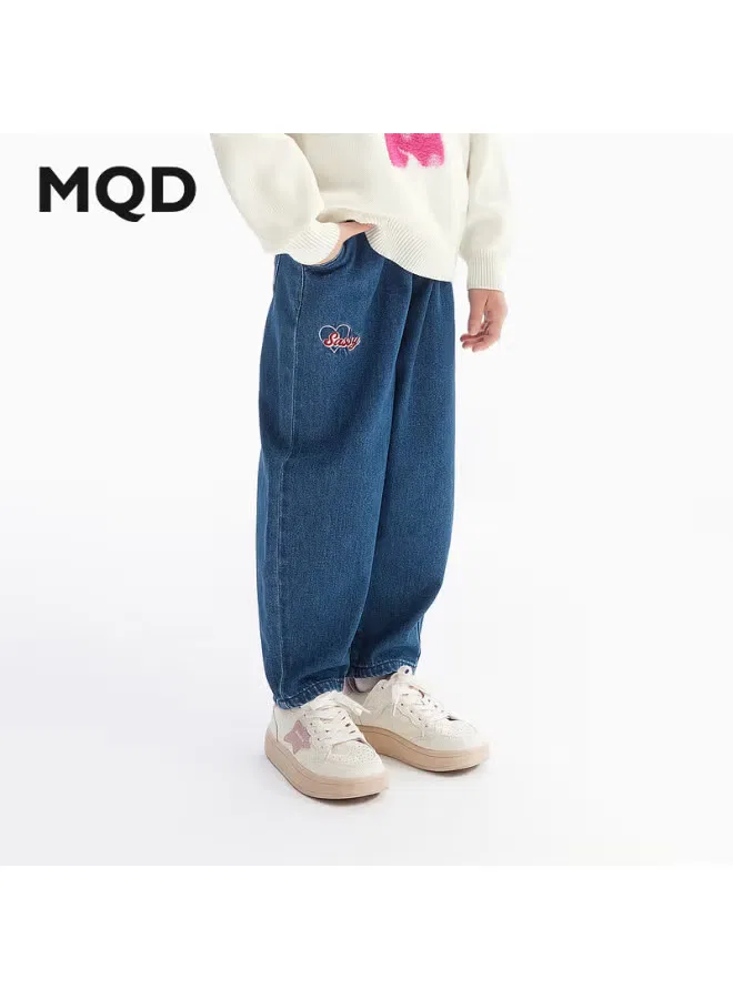 Джинсы детские с принтом Mqd