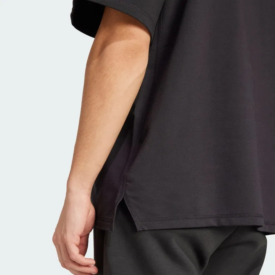 Футболка спортивная с принтом Performance JN3669 D4T X Tee adidas, Черный — фото 4