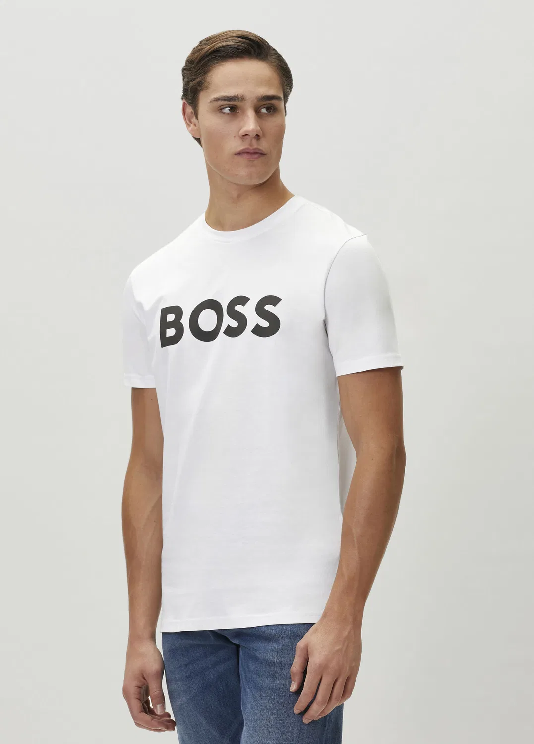 Футболка Regular Fit Boss, white — фото 3