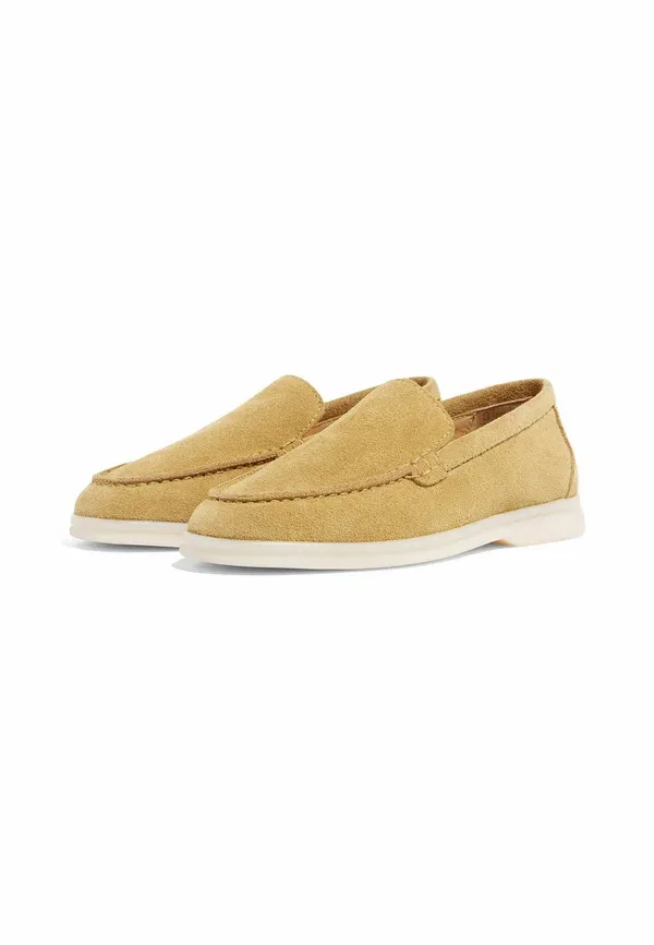 Туфли замшевые Slip-ons Scarosso Beige Suede, бежевый — фото 2