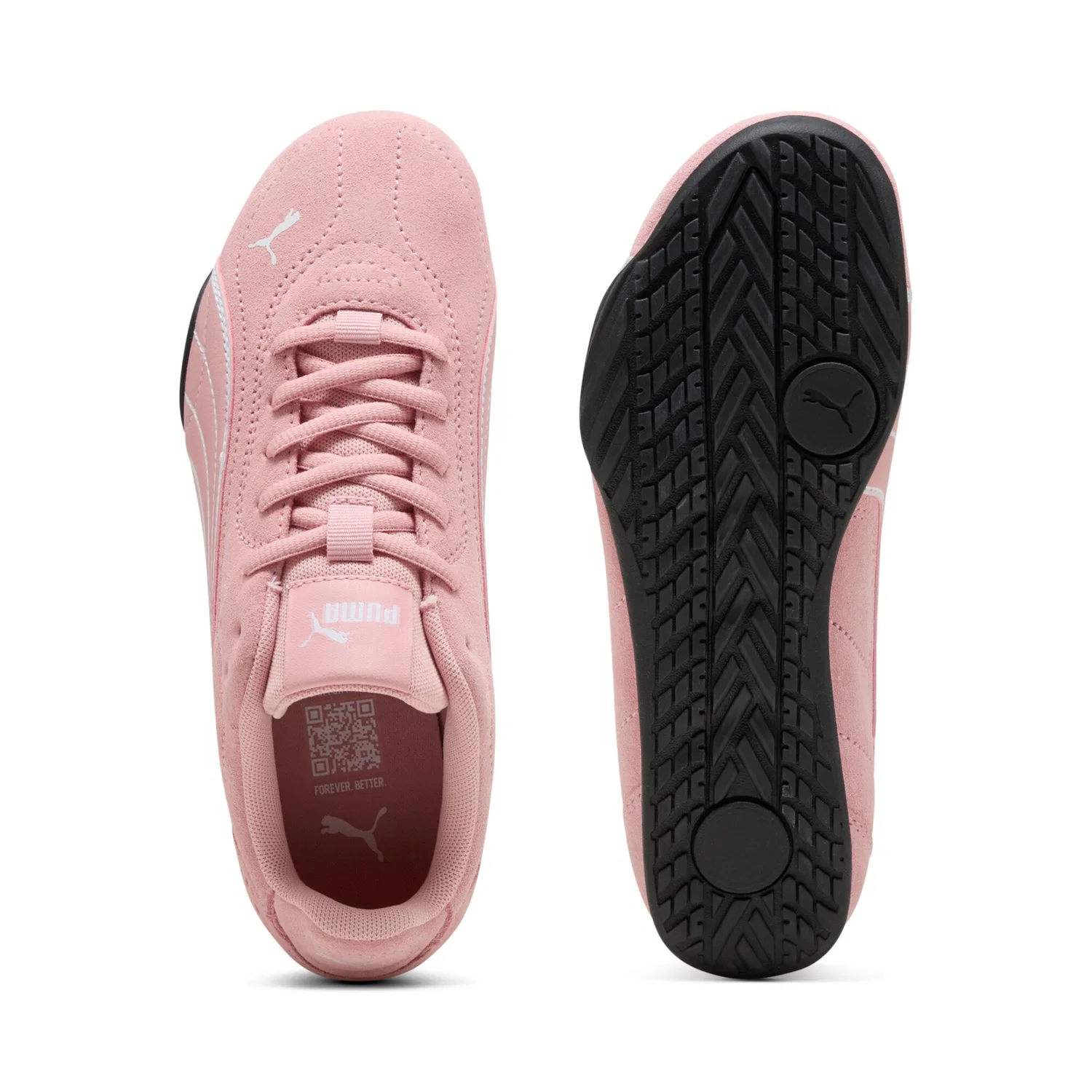 Детские кроссовки с низким профилем PUMA, Rosy Outlook/White — фото 4